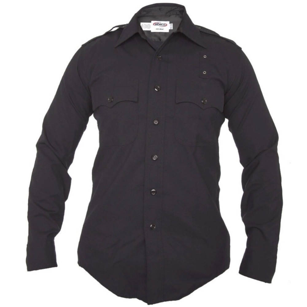 ELBECO NWT Style 437 LAPD Uniform 100% Wool Mens Shirt Midnight Navy 15-34